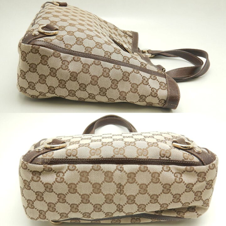 楽天市場】GUCCI グッチ 130739 トートバッグ アビー GGキャンバス  