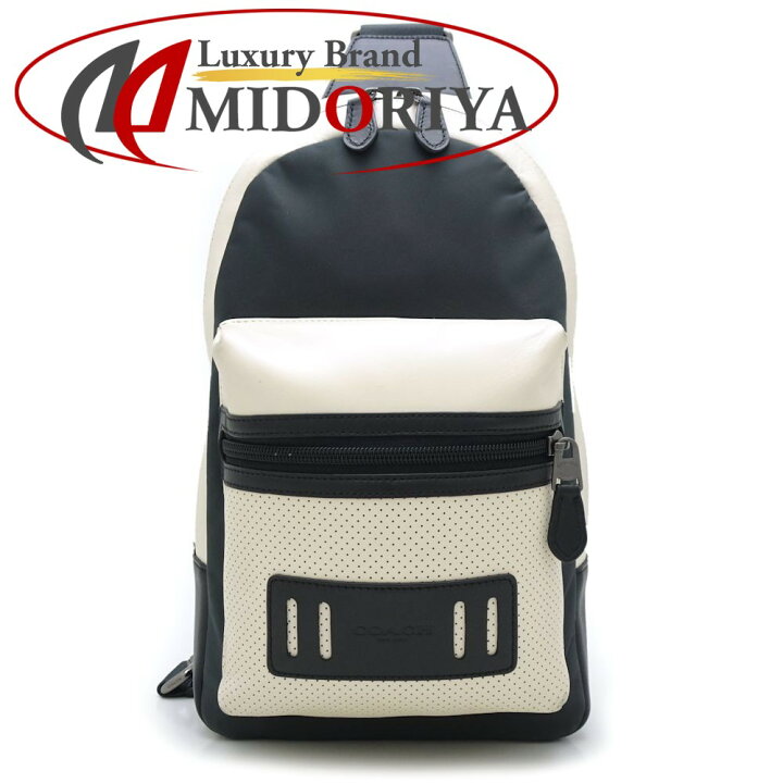 楽天市場】コーチ COACH F56877 ボディバッグ レザー xナイロン オフ  