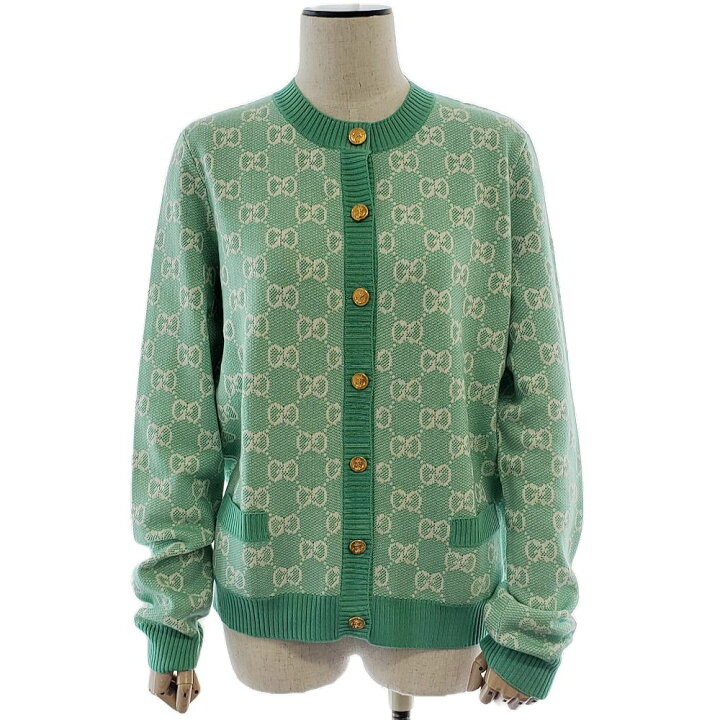 楽天市場】GUCCI グッチ GGニット ジャガード カーディガン サイズL 
