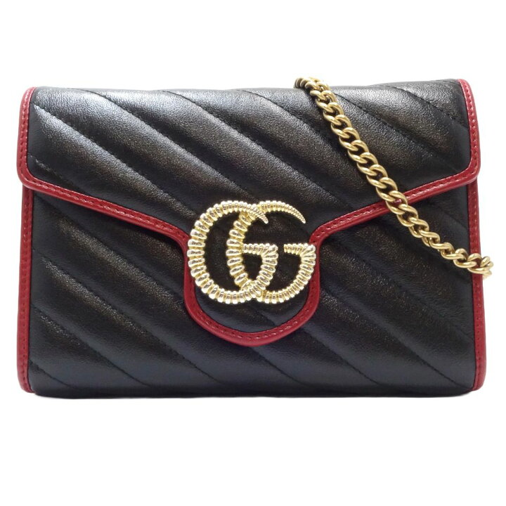 楽天市場】GUCCI グッチ GGマーモント チェーンショルダー 573807 
