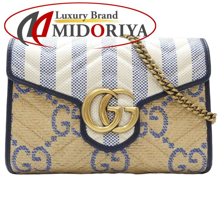 楽天市場】GUCCI グッチ GGマーモント チェーンショルダー 474575 