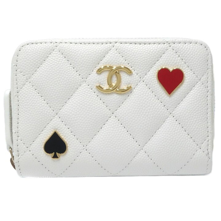 楽天市場】CHANEL シャネル ハート&スペード ジップコインパース  