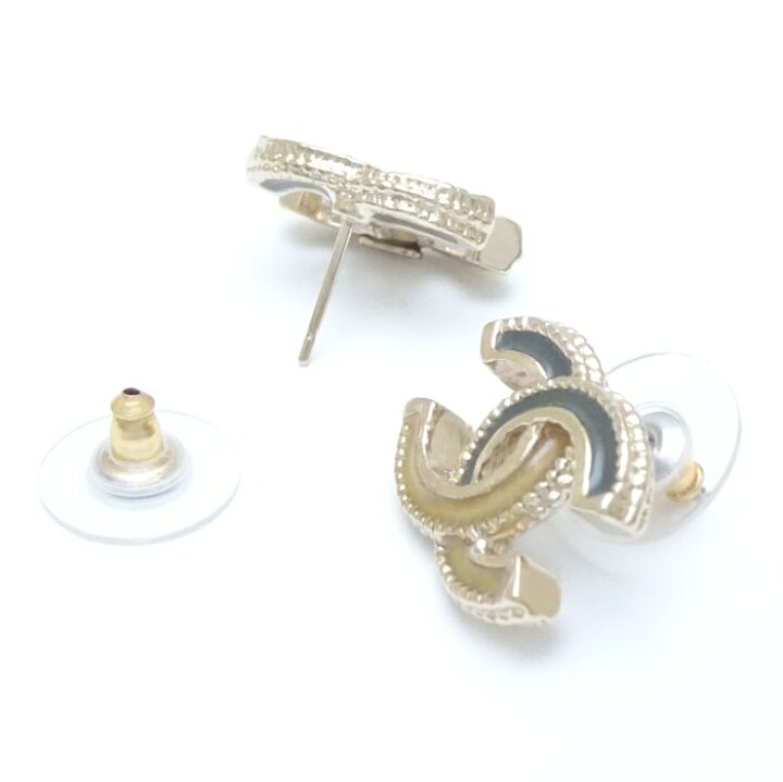 楽天市場】CHANEL シャネル ココマーク A12A ピアス GP ゴールドメッキ 