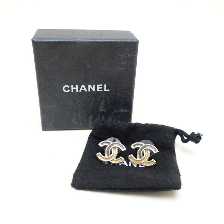 楽天市場】CHANEL シャネル ココマーク A12A ピアス GP ゴールドメッキ 