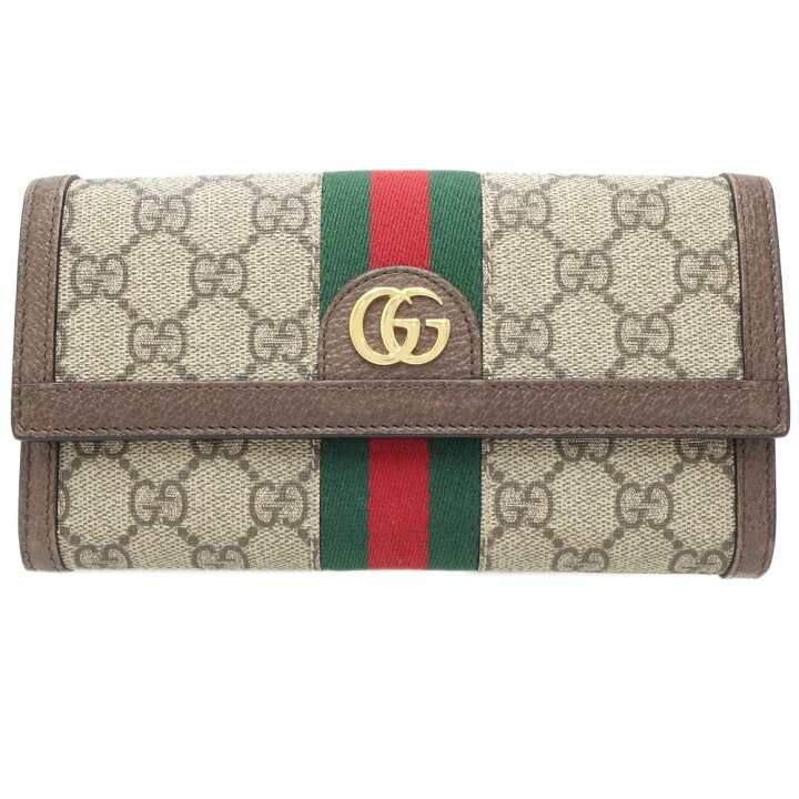 楽天市場】GUCCI グッチ コンチネンタルロングウォレット オフィディア 