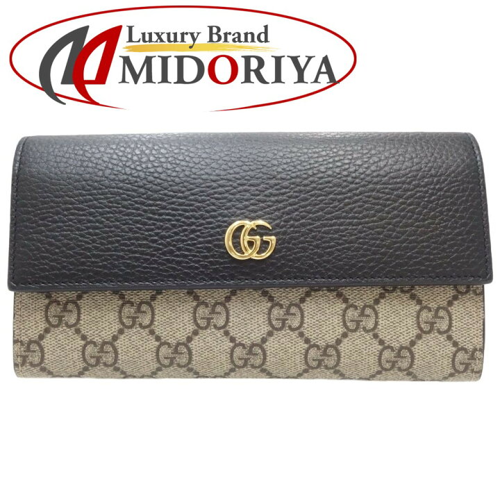 楽天市場】GUCCI グッチ GGマーモント コンチネンタルウォレット  