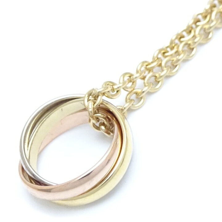 楽天市場】CARTIER カルティエ トリニティ ネックレス K18スリーカラー  