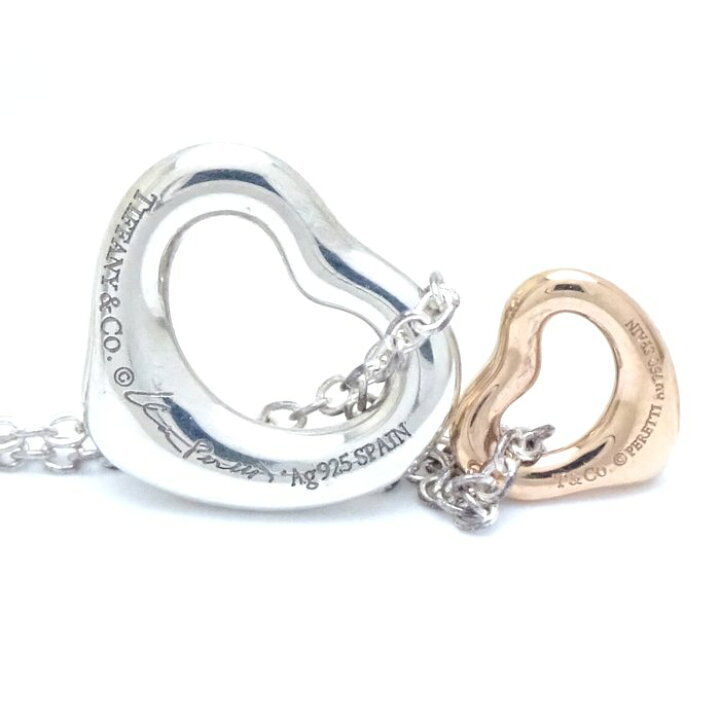 楽天市場】TIFFANY&Co. ティファニー ダブルオープンハート ネックレス 