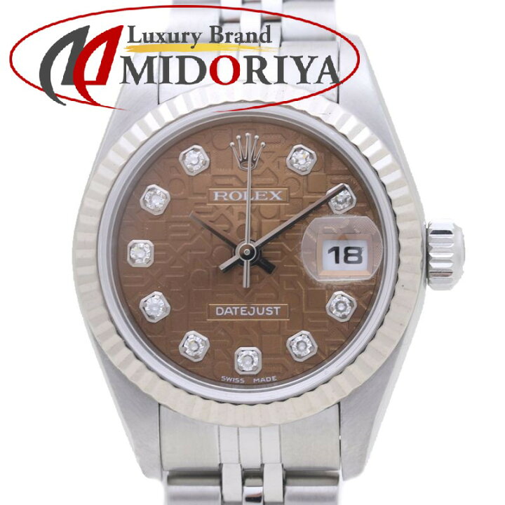 楽天市場】ROLEX ロレックス デイトジャスト 79174G ハバナ彫り  