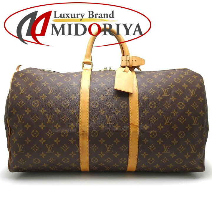紙袋付き】LOUIS VUITTON キーポル55 モノグラム ボストンバッグ 