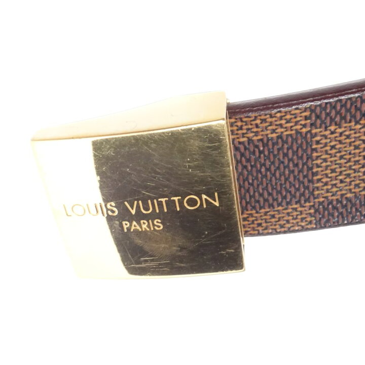 楽天市場】LOUIS VUITTON ルイヴィトン ダミエ サンチュール・キャレ  