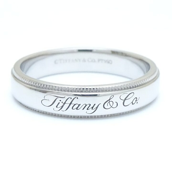 楽天市場】TIFFANY&Co. ティファニー ノーツバンドミルグレイン リング  