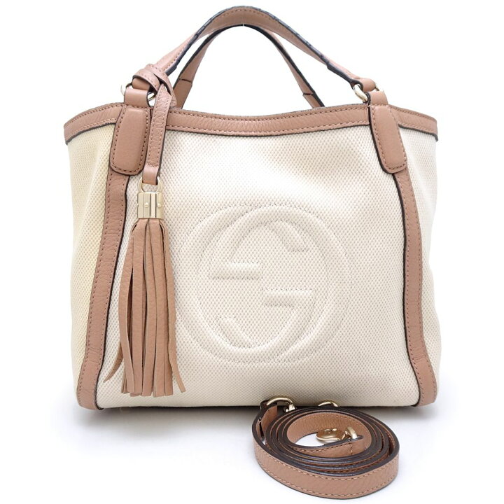 楽天市場】GUCCI グッチ ソーホー 336751 2Wayバッグ キャンバス x  