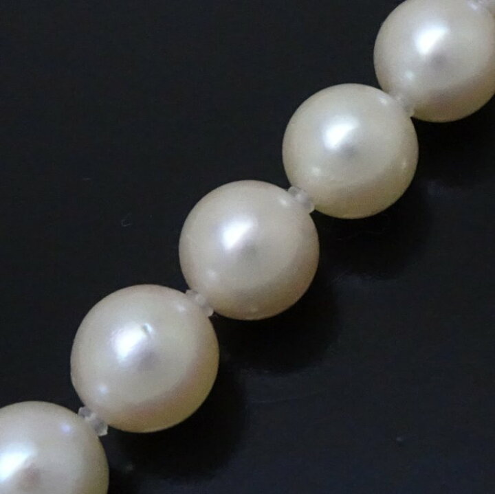 楽天市場】パール ネックレス 42.5cm あこや真珠8〜8.4ミリ シルバー  