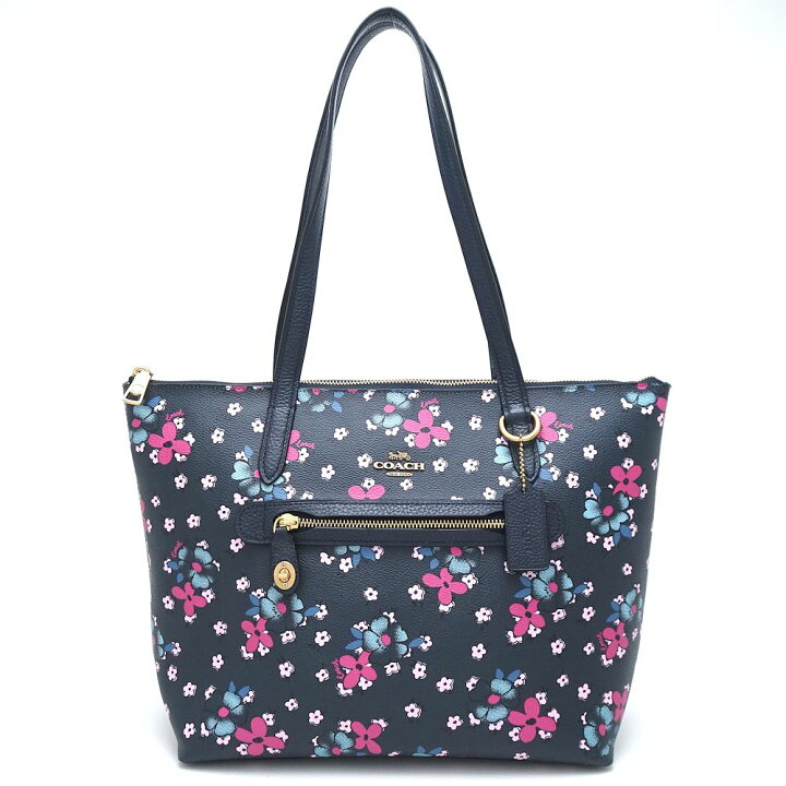 楽天市場】COACH コーチ 1046 トートバッグ 花柄 PVCコーティング  