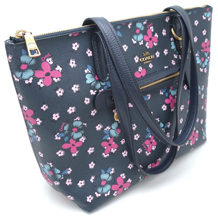 楽天市場】COACH コーチ 1046 トートバッグ 花柄 PVCコーティング 