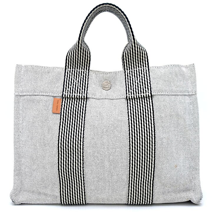 楽天市場】HERMES エルメス フールトゥPM ハンドバッグ キャンバス  