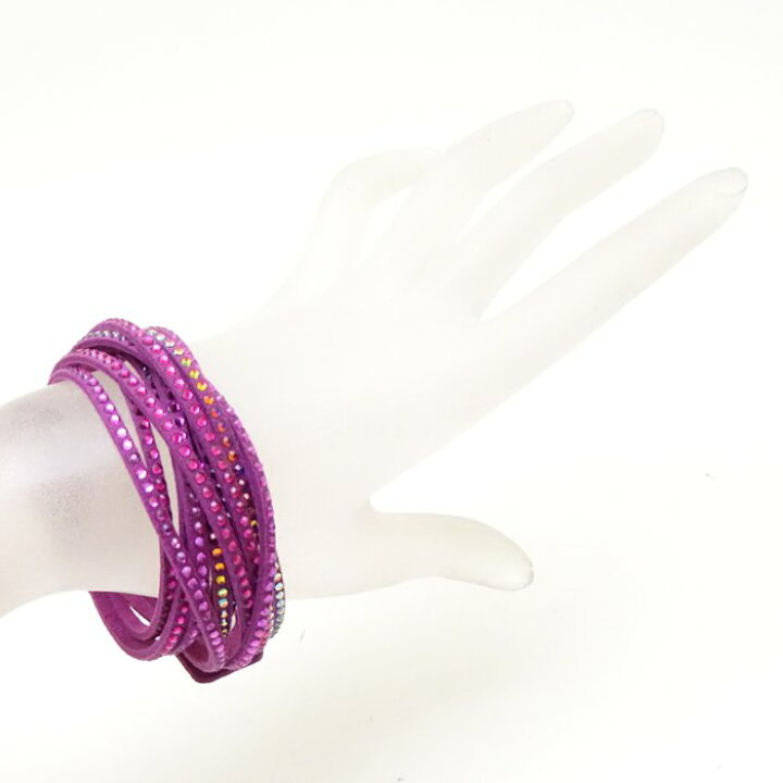 楽天市場】SWAROVSKI スワロフスキー レザー ブレスレット ライン 
