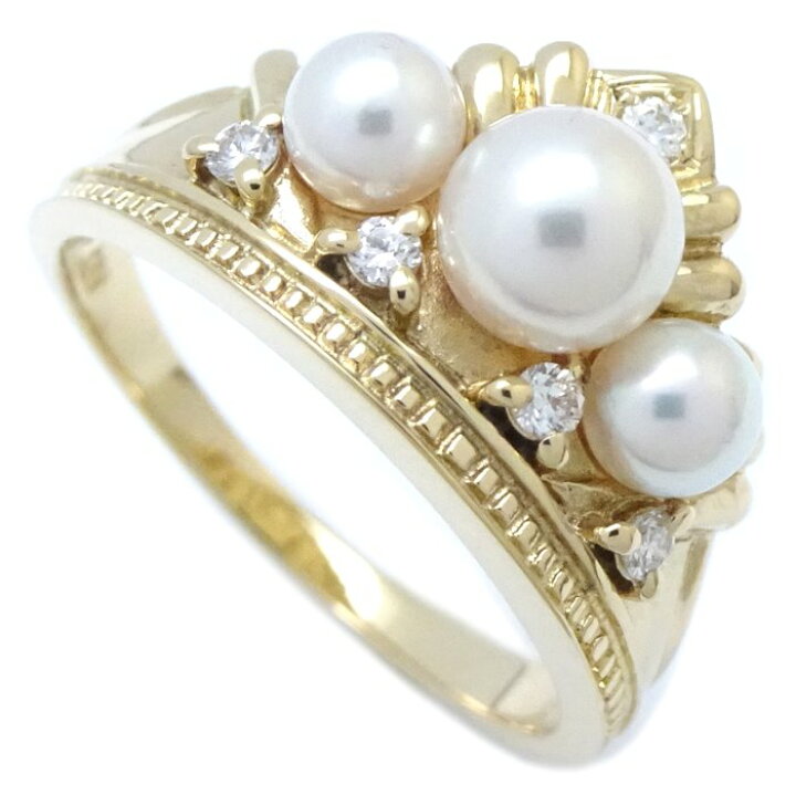 楽天市場】MIKIMOTO ミキモト パール リング 指輪 11号 真珠 