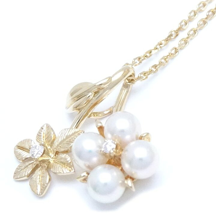 楽天市場】MIKIMOTO ミキモト フラワーモチーフ ネックレス ベビー 