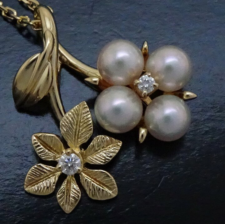 楽天市場】MIKIMOTO ミキモト フラワーモチーフ ネックレス ベビー 