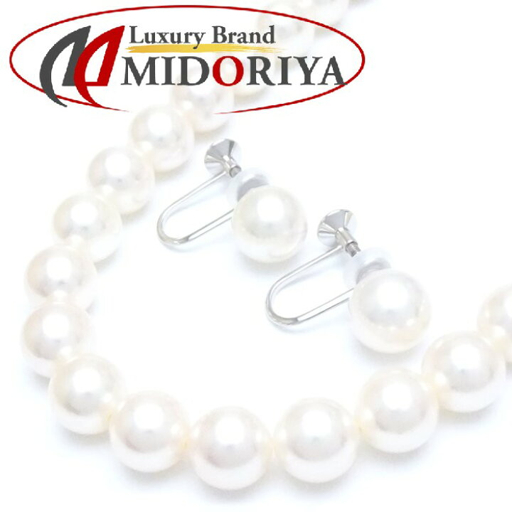 楽天市場】MIKIMOTO ミキモト パール ネックレス & イヤリング 2点 