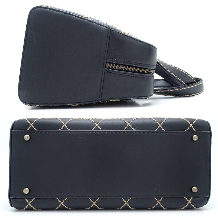 楽天市場】CHANEL シャネル ワイルドステッチ A14692 ハンドバッグ  