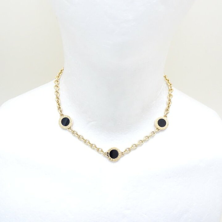 楽天市場】BVLGARI ブルガリ ブルガリブルガリ ネックレス オニキス 3P 