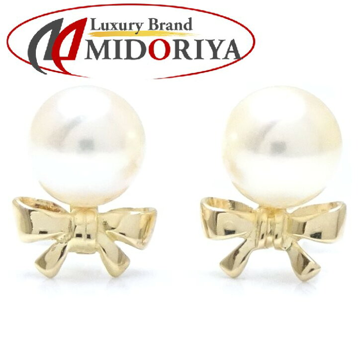 楽天市場】MIKIMOTO ミキモト リボンモチーフ パール ピアス 真珠6.1  