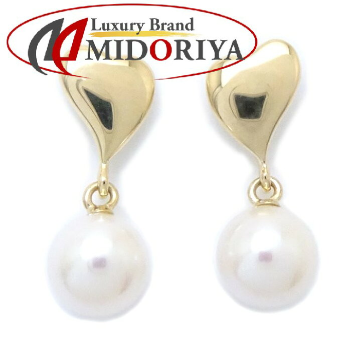 楽天市場】MIKIMOTO ミキモト パール ピアス 真珠6ミリ K18YG イエロー