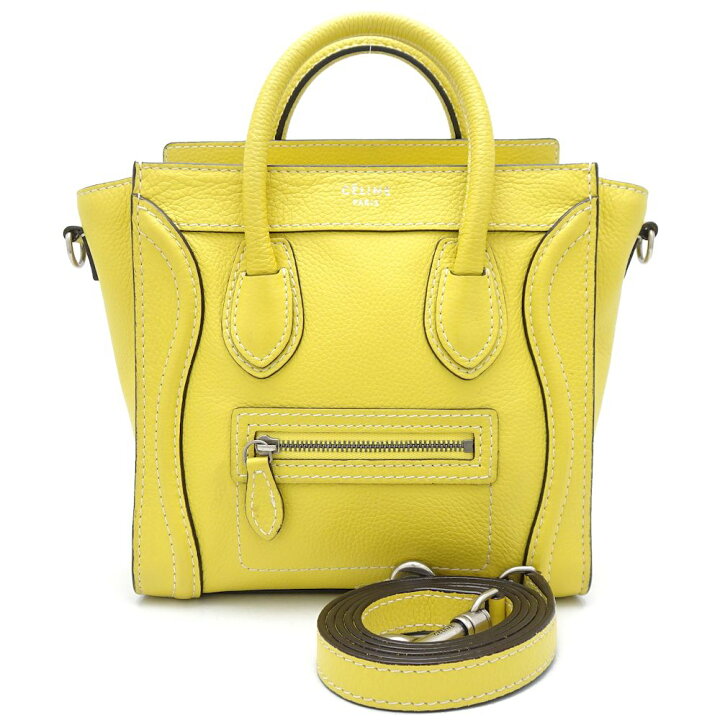 楽天市場】CELINE セリーヌ ラゲージナノショッパー 2Wayバッグ ドラム  