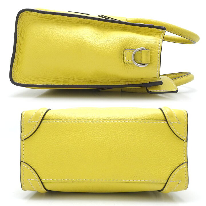 楽天市場】CELINE セリーヌ ラゲージナノショッパー 2Wayバッグ ドラム 