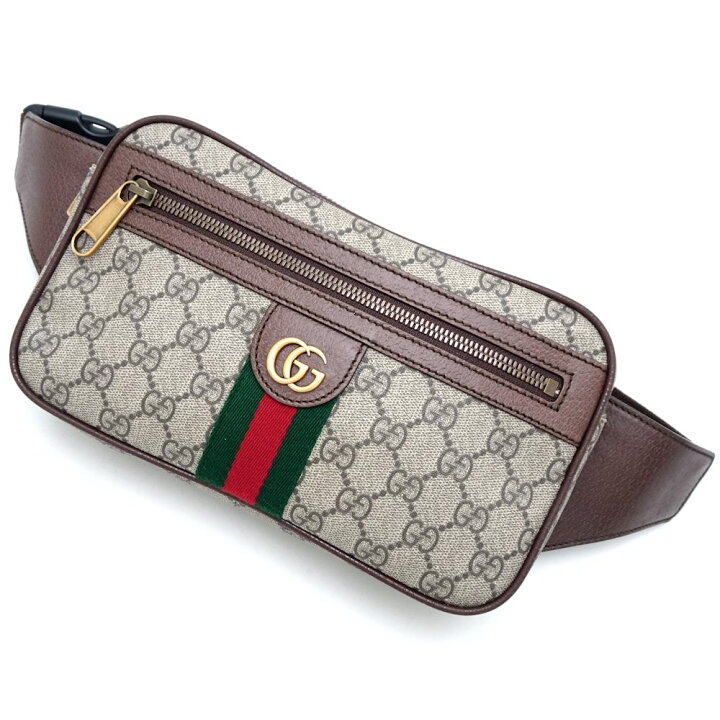 楽天市場】GUCCI グッチ GGベルトバッグ 574796 ボディバッグ オフィ  