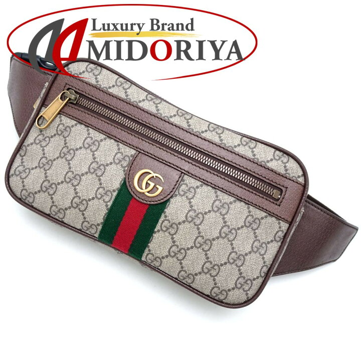 楽天市場】GUCCI グッチ GGベルトバッグ 574796 ボディバッグ オフィ 