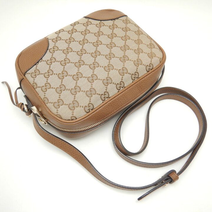 楽天市場】GUCCI グッチ 449413 ショルダーバッグ GGキャンバス x  