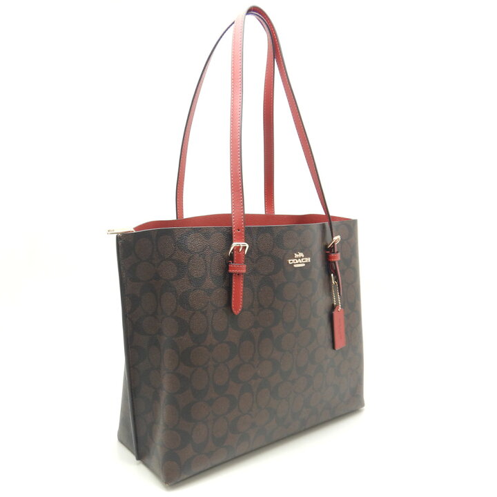楽天市場】COACH コーチ モリー 1665 トートバッグ PVC xレザー 
