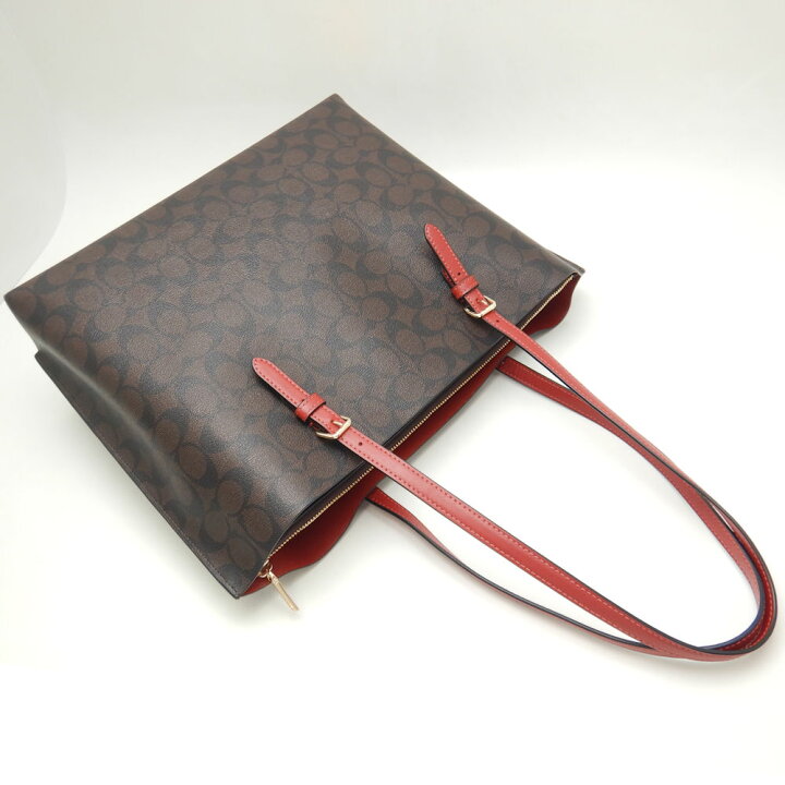 楽天市場】COACH コーチ モリー 1665 トートバッグ PVC xレザー 