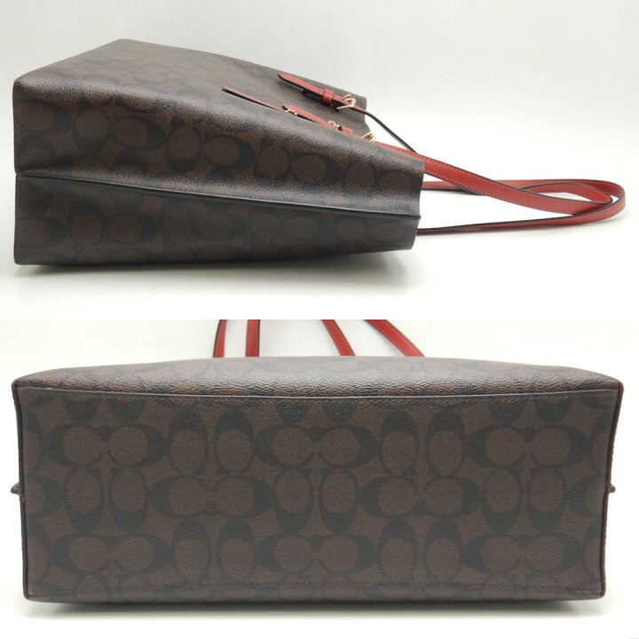 楽天市場】COACH コーチ モリー 1665 トートバッグ PVC xレザー 