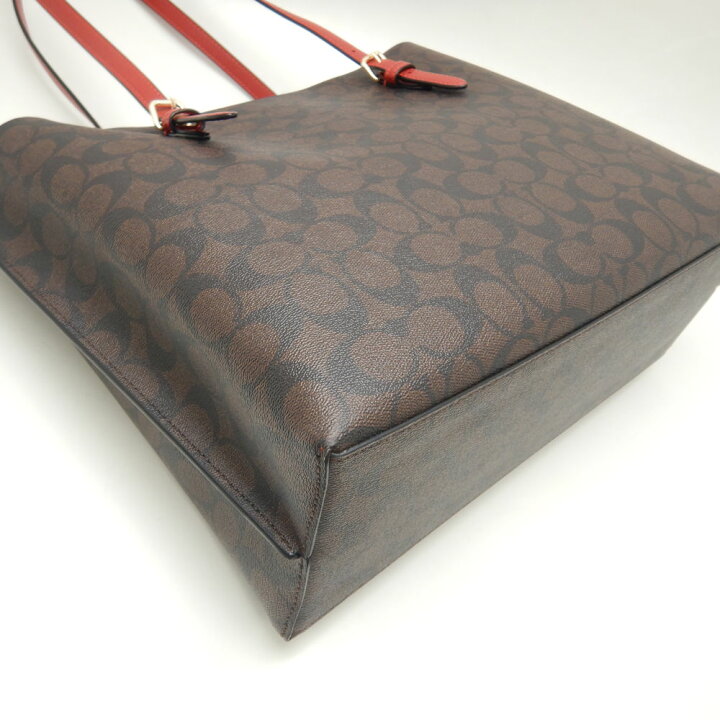 楽天市場】COACH コーチ モリー 1665 トートバッグ PVC xレザー 