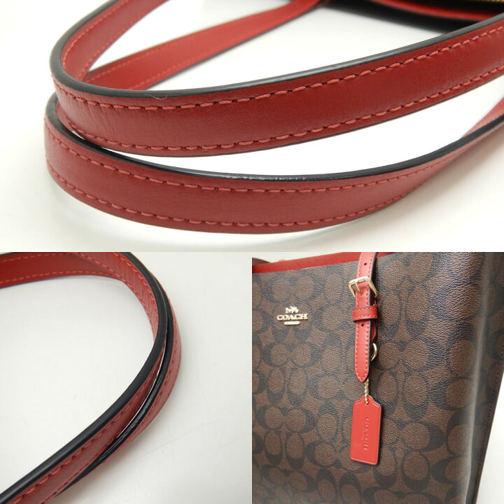 楽天市場】COACH コーチ モリー 1665 トートバッグ PVC xレザー 