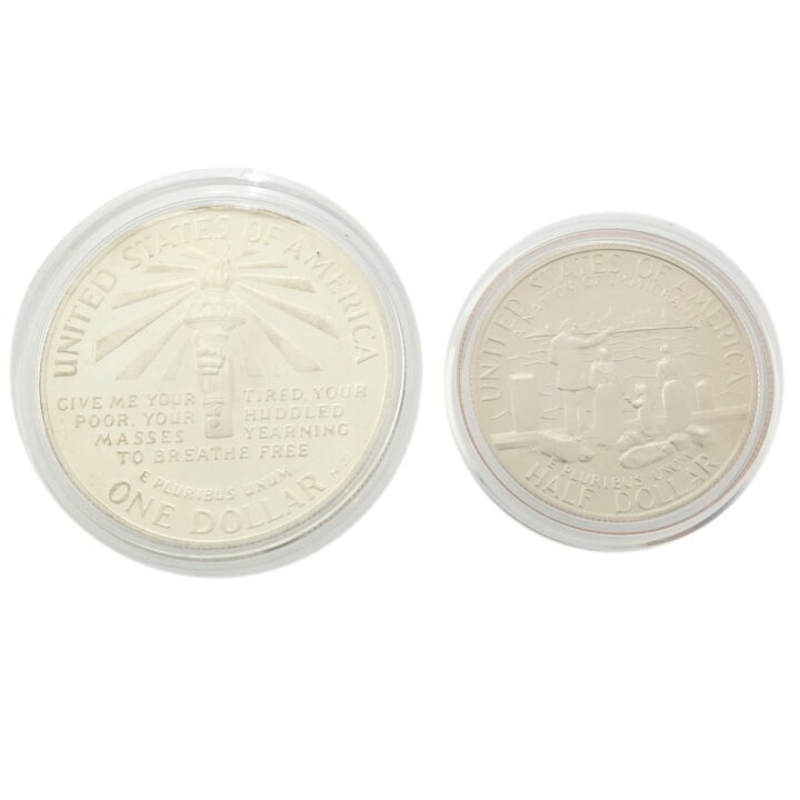 楽天市場】自由の女神像 1986年 記念コインセット シルバー 1ドル  