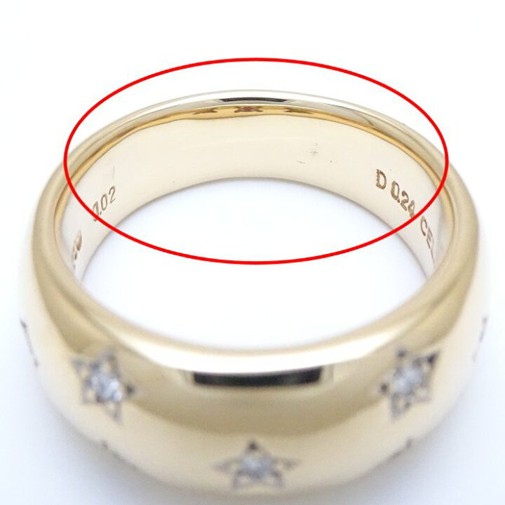 楽天市場】CELINE セリーヌ ダイヤモンド リング 指輪 11.5号 星 