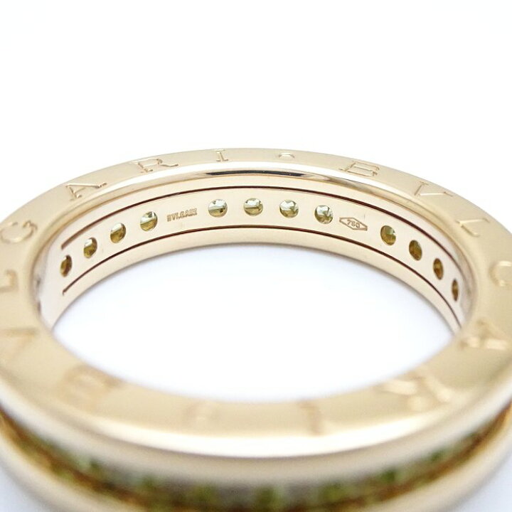 楽天市場】BVLGARI ブルガリ ビーゼロワン リング 指輪 ペリドット #56 