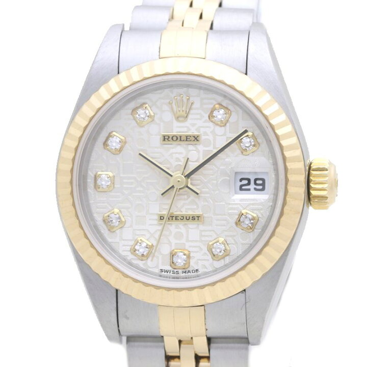 ROLEX/ロレックス】 デイトジャスト 10Pダイヤ 79173G オーバーホール 