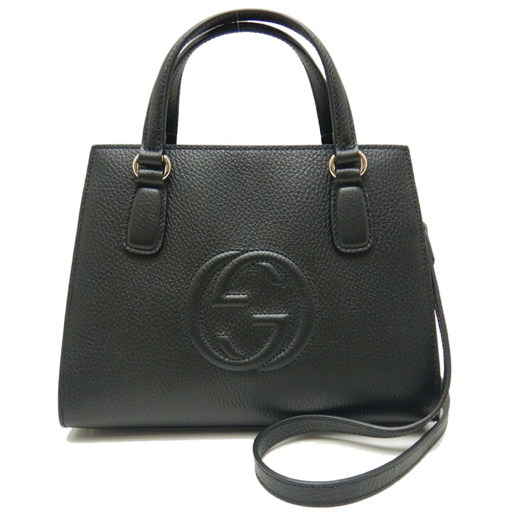楽天市場】GUCCI グッチ ソーホー 607722 ハンドバッグ 2WAY レザー 