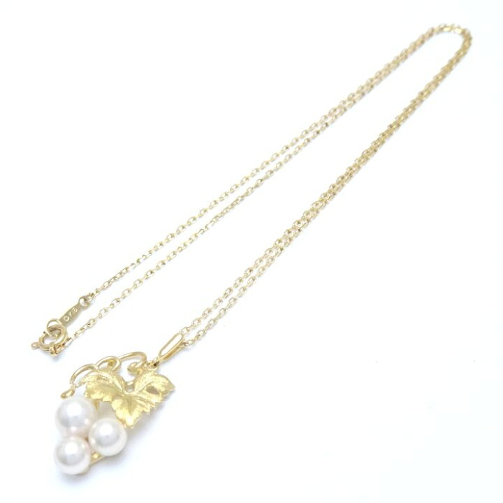楽天市場】MIKIMOTO ミキモト 葡萄モチーフ ネックレス パール5〜6ミリ 