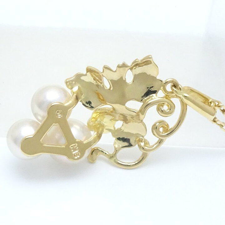楽天市場】MIKIMOTO ミキモト 葡萄モチーフ ネックレス パール5〜6ミリ  