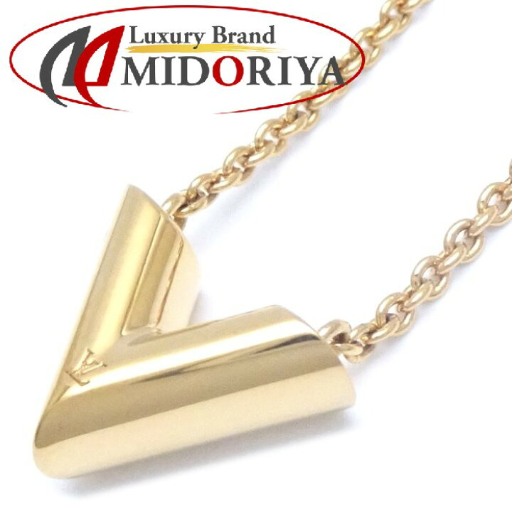 楽天市場】LOUIS VUITTON ルイヴィトン ネックレス エセンシャル V GP  