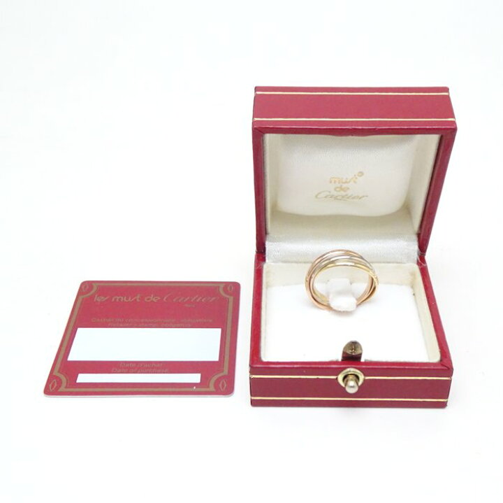 楽天市場】CARTIER カルティエ トリニティ リング 指輪 SM #51 11号  