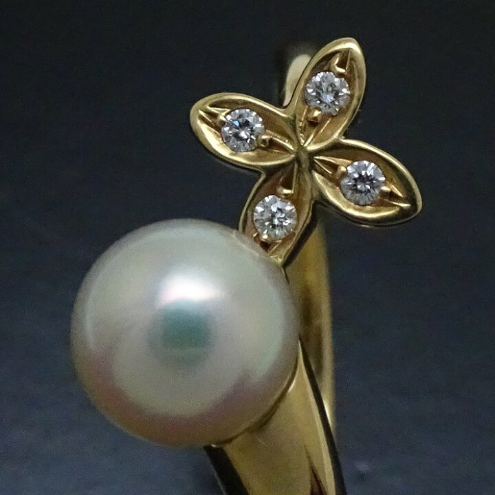 楽天市場】MIKIMOTO ミキモト リング 指輪 パール6ミリ ダイヤモンド 